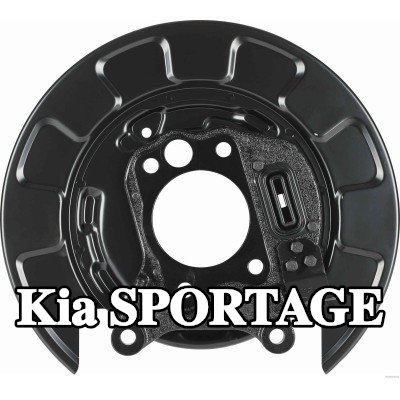 HERTH+BUSS JAKOPARTS لوحة دعم قرص الفرامل للمحور الخلفي الأيمن — 2005 Kia Sportage