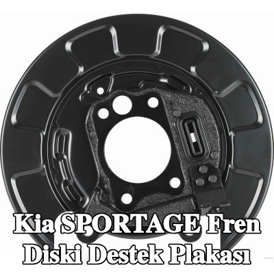 HERTH+BUSS JAKOPARTS Fren diski destek plakası Arka Aks Sağ — 2005 Kia Sportage