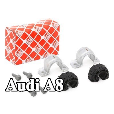 FEBI BILSTEIN طقم إصلاح, جلبة قضيب مانع الانقلاب للمحور الخلفي — Audi A8