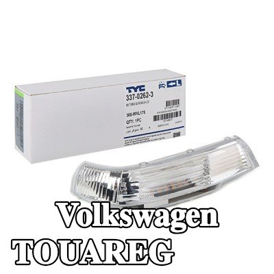 TYC مؤشر جانبي مرآة خارجية يسرى, مع LED — Volkswagen Touareg