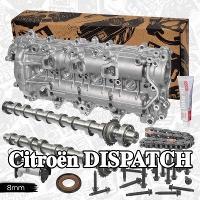 ET ENGINETEAM طقم عمود الكامات جانب العادم, جانب السحب, مع مجموعات سلسلة التوقيت, مع إطار إخفاء — Citroën Dispatch