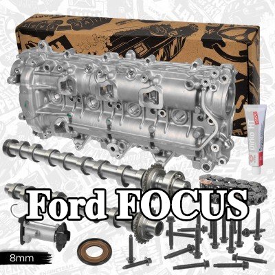 ET ENGINETEAM طقم عمود الكامات جانب العادم, جانب السحب, مع مجموعات سلسلة التوقيت, مع إطار إخفاء — Ford Focus