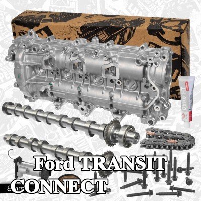 ET ENGINETEAM طقم عمود الكامات جانب العادم, جانب السحب, مع مجموعات سلسلة التوقيت, مع إطار إخفاء — Ford Transit Connect