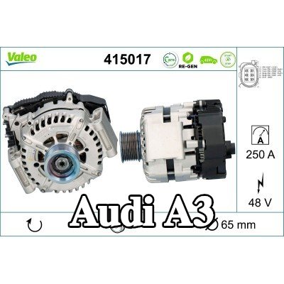 VALEO المولد، مشغل المحرك — Audi A3