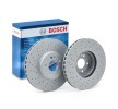BOSCH Fren diski Dış Çap: 342mm, Delikli, Havalandırmalı, iki parçalı fren diski, Kaplamalı, cıvata/vida ile — Mercedes-Benz E-Class (6)