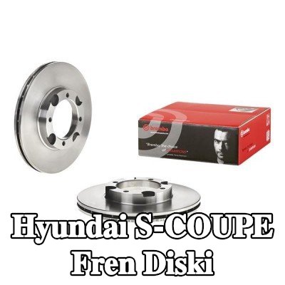 BREMBO Fren diski Prime, Outer Diameter: 242mm, içten havalandırmalı — Hyundai S-coupe