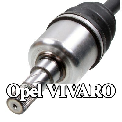 FEBI BILSTEIN عمود الدفع المحور الأمامي الأيسر, مع صمولة — 2012 Opel Vivaro