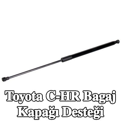 FEBI BILSTEIN Bagaj kapağı amortisörü (Her iki taraf), 537mm — Toyota C-hr