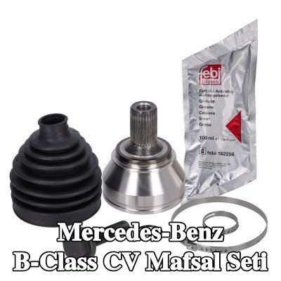 FEBI BILSTEIN Ön aks sol CV mafsal kiti, Ön Aks Sağ, Tekerlek Tarafı, vida ile, gres ile — 2012 Mercedes-Benz B-Class