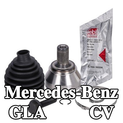 FEBI BILSTEIN طقم مفصل CV المحور الأمامي الأيسر, المحور الأمامي الأيمن, جانب العجلة, مع برغي, مع شحم — Mercedes-Benz Gla
