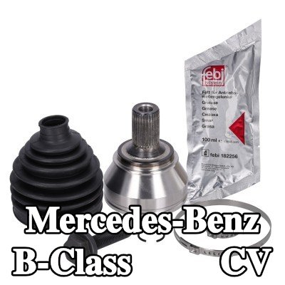 FEBI BILSTEIN طقم مفصل CV المحور الأمامي الأيسر, المحور الأمامي الأيمن, جانب العجلة, مع برغي, مع شحم — 2012 Mercedes-Benz B-Class