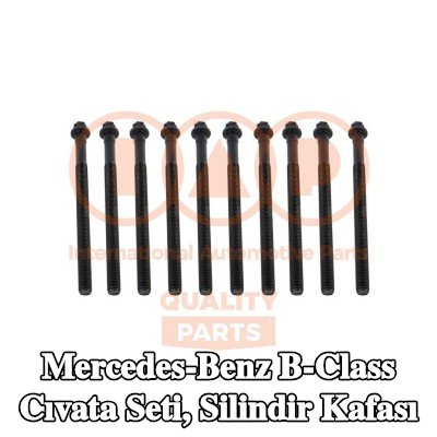 IAP QUALITY PARTS Cıvata Kiti, silindir kafası 163mm — Mercedes-Benz B-Class