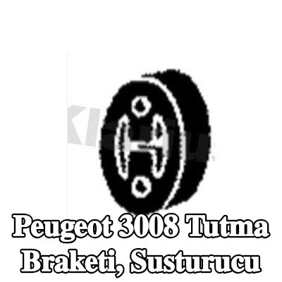 VEGAZ Tutma braketi, susturucu — 2017 Peugeot 3008