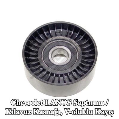 MAPCO Saptırma / kılavuz kasnağı, V-ribbed belt Outer Diameter: 75mm — Chevrolet Lanos