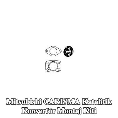 HJS Katalitik konvertör montaj kiti — Mitsubishi Carisma