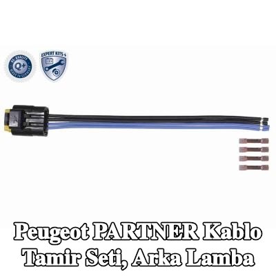VEMO Kablo Tamir Seti, arka lamba — 2000 Peugeot Partner
