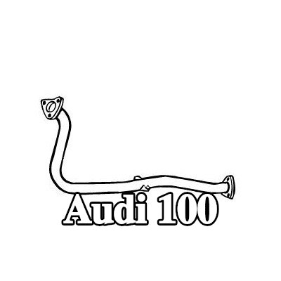 VEGAZ كاتم الصوت الأمامي — Audi 100
