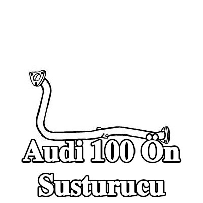 VEGAZ Ön Susturucu — Audi 100