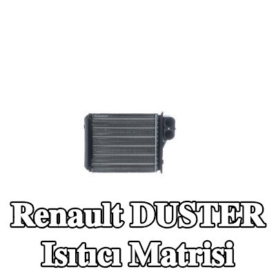 MAHLE Aksesuarları dahil ısıtıcı matrisi, boru olmadan — 2012 Renault Duster