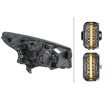 HELLA Far Sol, H4, PY21W, W21/5W, ampullü, far seviyeleme motorlu — 2016 Opel Vivaro (5)
