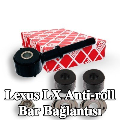 FEBI BILSTEIN Ön aks sol anti-roll bar bağlantısı, 110mm, Çelik, somunlu, pullarla — 2002 Lexus Lx