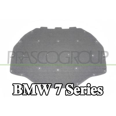 PRASCO مادة عازلة للصوت, حجرة المحرك غطاء المحرك — 2012 BMW 7 Series
