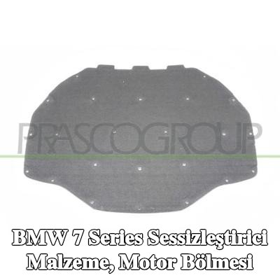 PRASCO Sessizleştirici Malzeme, motor bölmesi Kaput — 2012 BMW 7 Series