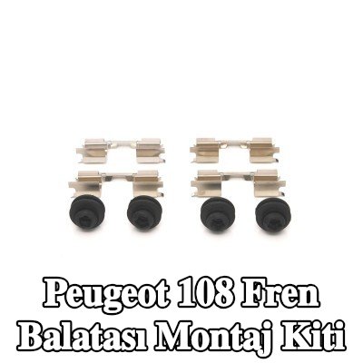 BOSCH Fren balatası montaj kiti — Peugeot 108