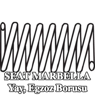 BOSAL Yay, egzoz borusu — SEAT Marbella