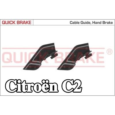 QUICK BRAKE مجموعة الكابلات، فرامل الركن — Citroën C2