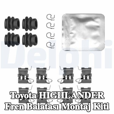 DELPHI Fren balatası montaj kiti — Toyota Highlander