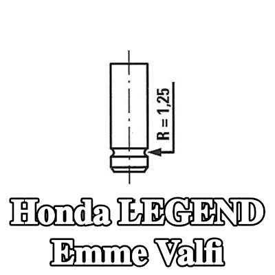 FRECCIA Emme valfi Nitrürlenmiş valf gövdesi — Honda Legend