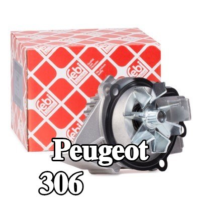 FEBI BILSTEIN عدد أسنان مضخة الماء: 20, مع حشية/مانع تسرب — Peugeot 306
