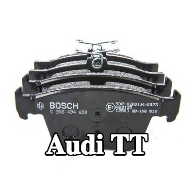 BOSCH مجموعة وسادات الفرامل 16mm, مع دليل التركيب — Audi Tt
