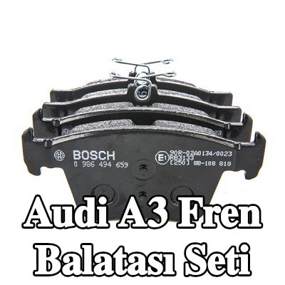 BOSCH Fren balatası seti 16mm, montaj kılavuzu ile — Audi A3