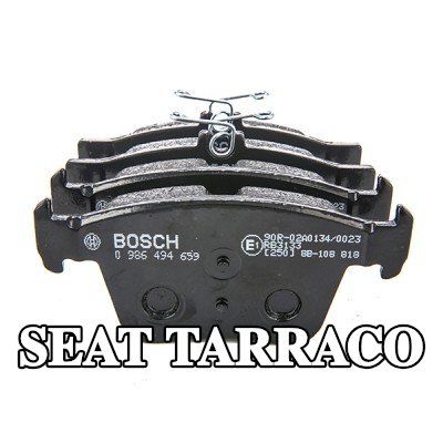 BOSCH مجموعة وسادات الفرامل 16mm, مع دليل التركيب — SEAT Tarraco