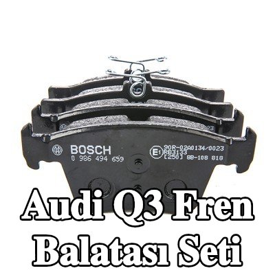 BOSCH Fren balatası seti 16mm, montaj kılavuzu ile — Audi Q3