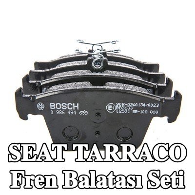 BOSCH Fren balatası seti 16mm, montaj kılavuzu ile — SEAT Tarraco