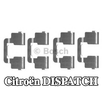 BOSCH طقم تركيب وسادات الفرامل — 2012 Citroën Dispatch