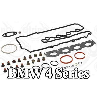 ELRING مجموعة حشيات, رأس الأسطوانة مع أختام صمامات, بدون حشية رأس الأسطوانة — BMW 4 Series