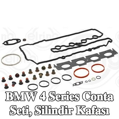ELRING Conta seti, valf gövdesi contalı silindir kafası, silindir kafası contası olmadan — BMW 4 Series