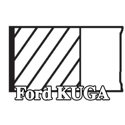 MAHLE مجموعة حلقات المكبس — 2015 Ford Kuga