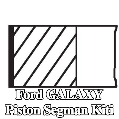 MAHLE Piston Segman Kiti — 2016 Ford Galaxy