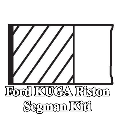 MAHLE Piston Segman Kiti — 2015 Ford Kuga