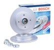 BOSCH Fren diski Dış Çap: 249mm, düz, Kaplamalı, ABS sensör halkalı, tekerlek yatağı ile — Citroën Ds3 (1)