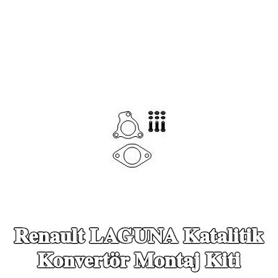 HJS Katalitik konvertör montaj kiti — 2002 Renault Laguna