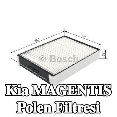 BOSCH Polen filtresi Partikül Filtresi — 2002 Kia Magentis