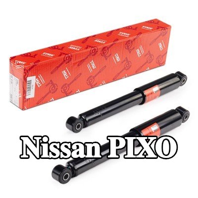 TRW ممتص الصدمات TWIN, المحور الخلفي, ضغط الغاز, ممتص صدمات تلسكوبي — Nissan Pixo