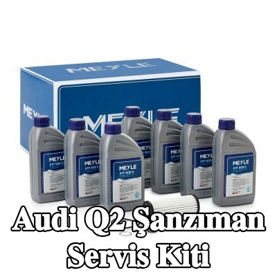 MEYLE Aksesuarlarla birlikte şanzıman servis kiti, standart yağ değişimi için yağ miktarı ile — Audi Q2