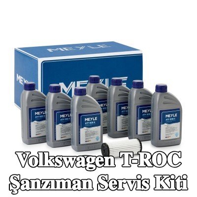 MEYLE Aksesuarlarla birlikte şanzıman servis kiti, standart yağ değişimi için yağ miktarı ile — Volkswagen T-roc